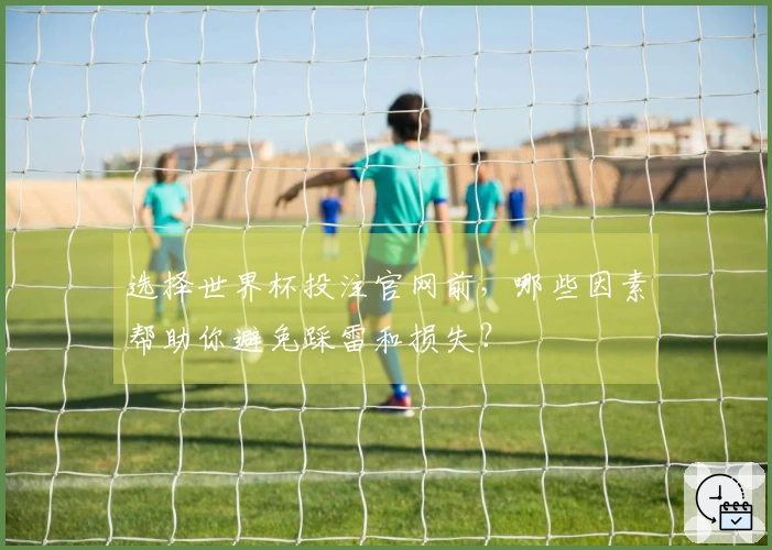选择世界杯投注官网前，哪些因素帮助你避免踩雷和损失？